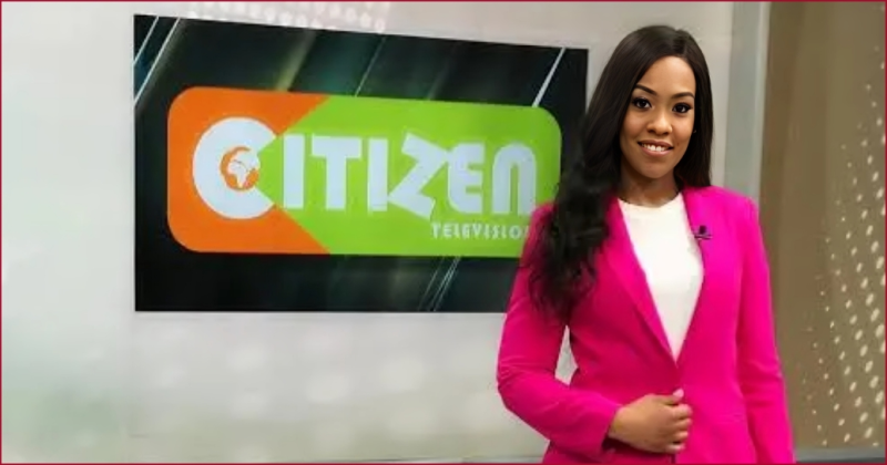 File image of Victoria Rubadiri inside Citizen TV studios.